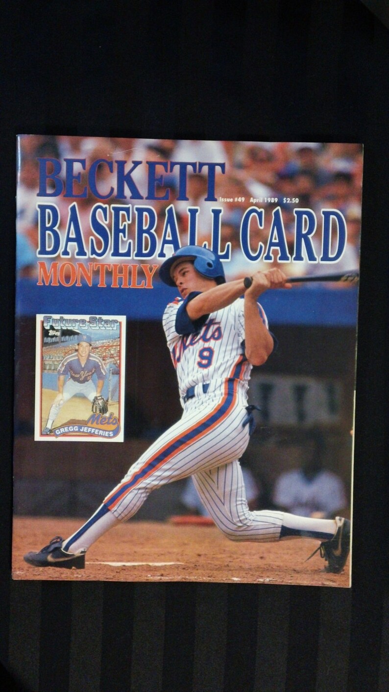 Beckett Baseball Card Monthly Issue 49 April 1989 Etsy