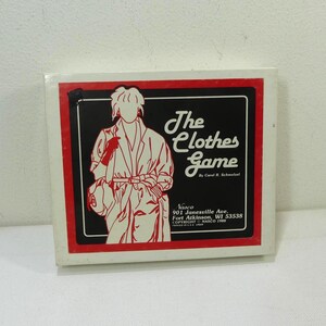 Nasco 'El Juego de la Ropa', de Carol R. Schmeizel, 1988, juego de cartas educativo de moda.