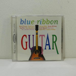 Various Artists - Blue Ribbon Guitar - ED CD 7006 - audio cd, compilation album (EasyDisc/Rounder Records,1996) Bluegrass music compact disc