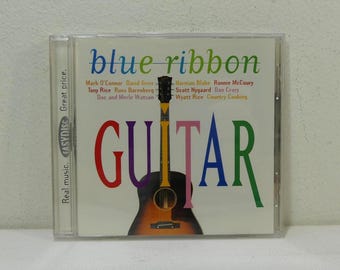Various Artists - Blue Ribbon Guitar - ED CD 7006 - audio cd, compilation album (EasyDisc/Rounder Records,1996) Bluegrass music compact disc