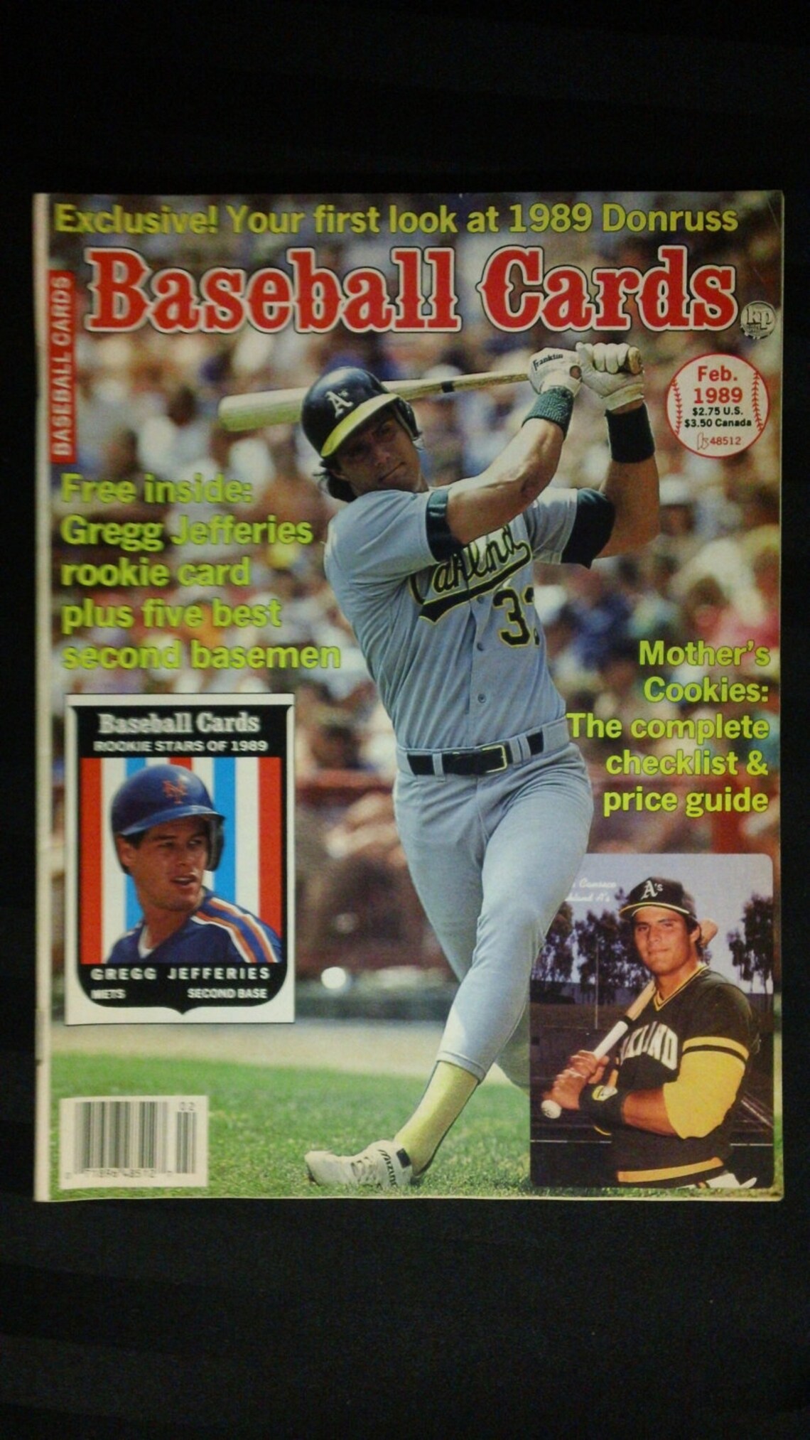 Baseball Cards Krause Publications Feb 1989 vintage 80s Etsy