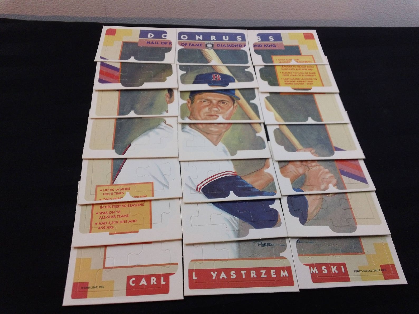 1990 Donruss Carl Yastrzemski Diamond King Puzzle vintage Etsy