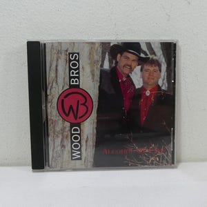 The Wood Brothers - Alcohol Of Fame - 1042 3 - audio cd, single (K-Tel Country,1992) 90s Bluegrass/Country compact disc