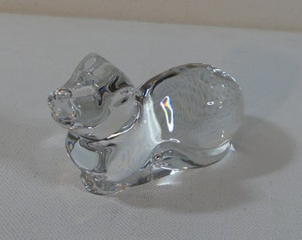 Atlantis Crystal Cat Figurine Paperweight