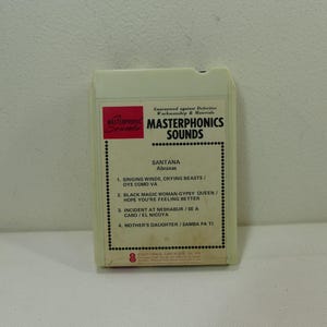 サンタナ - アブラクサス - SA 106 ~ 8 トラック テープ カートリッジ、アルバム (Masterphonic Sounds、197?) ~ 70 年代のロック ミュージック