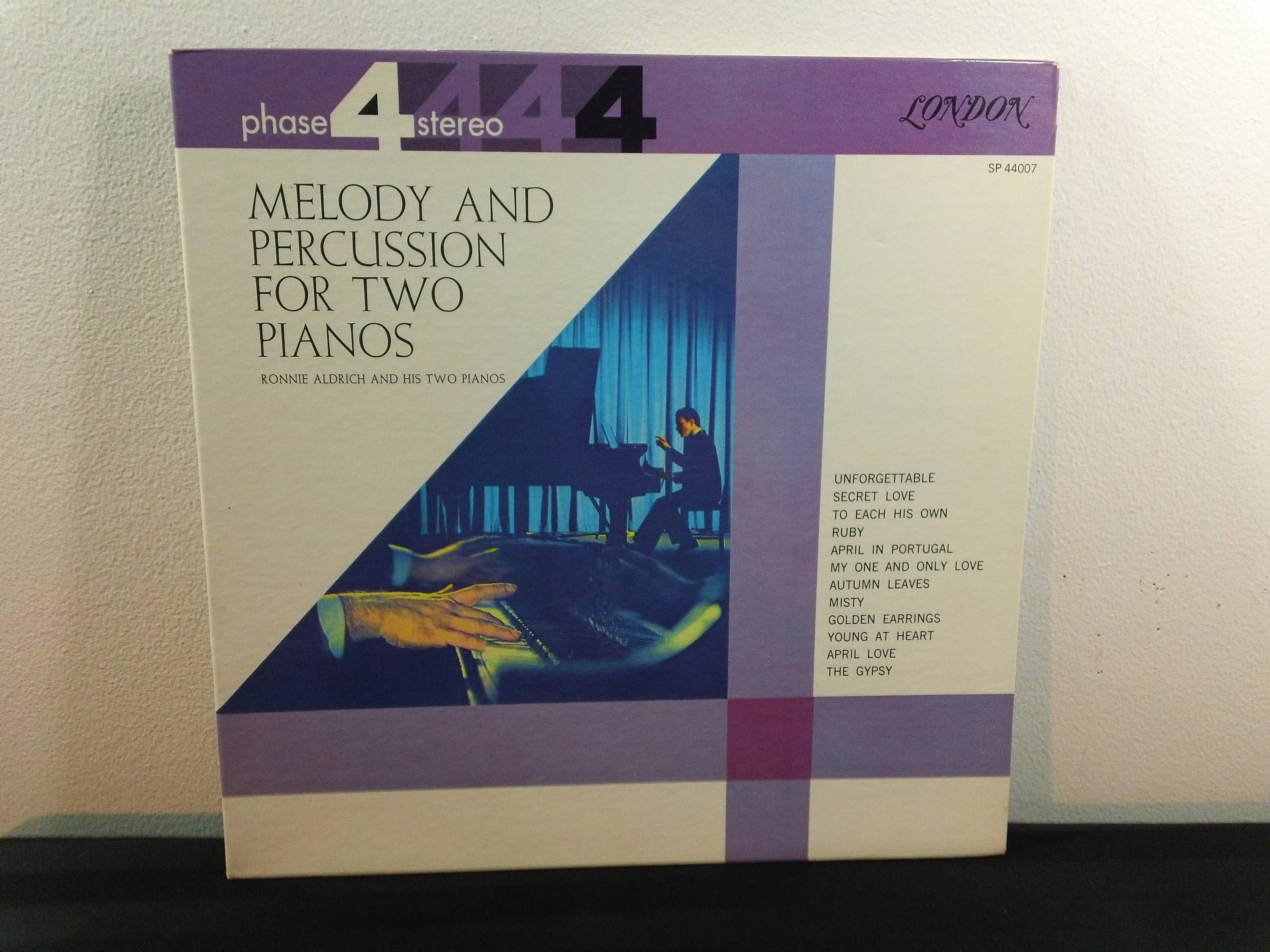 Ronnie Aldrich Melody And Percussion For Two Pianos SP 44007 12 