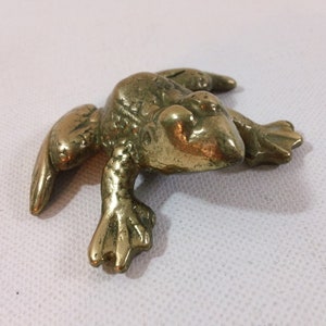 Brass Toad or Frog Figurine/Paperweight