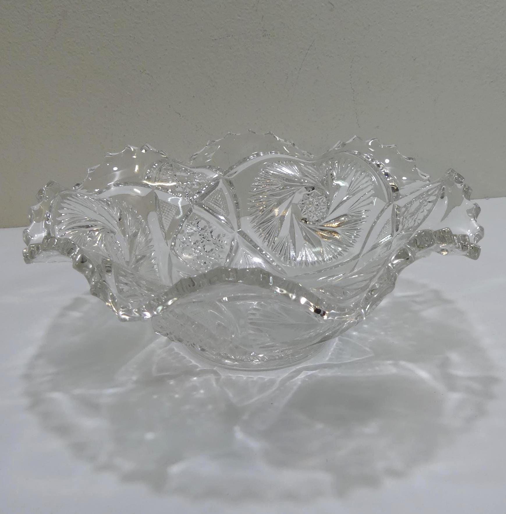 Antique C.1909 Cambridge Near-cut Buzz Saw Pattern #2699 Crystal