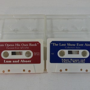 Set aus sechs Old-Time Radio Hörkassetten Radio Reruns, 1978-82 Jack Benny, Abbott & Costaello, Lum und Abner, Lone Ranger und mehr Bild 4