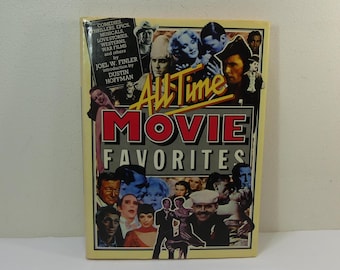 All Time Movie Favorites by Joel W. Finler ~ vintage 1975 Hardcover Film Reference Book with Dust Jacket