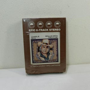 Charlie Rich - Rollin&#39; With The Flow ~ PEA 34891 ~ 8-Track Tape Cartridge (Epic Records,1977) ~ 70s Country Music