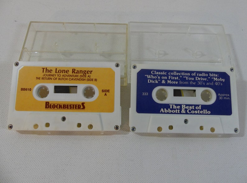 Set aus sechs Old-Time Radio Hörkassetten Radio Reruns, 1978-82 Jack Benny, Abbott & Costaello, Lum und Abner, Lone Ranger und mehr Bild 5