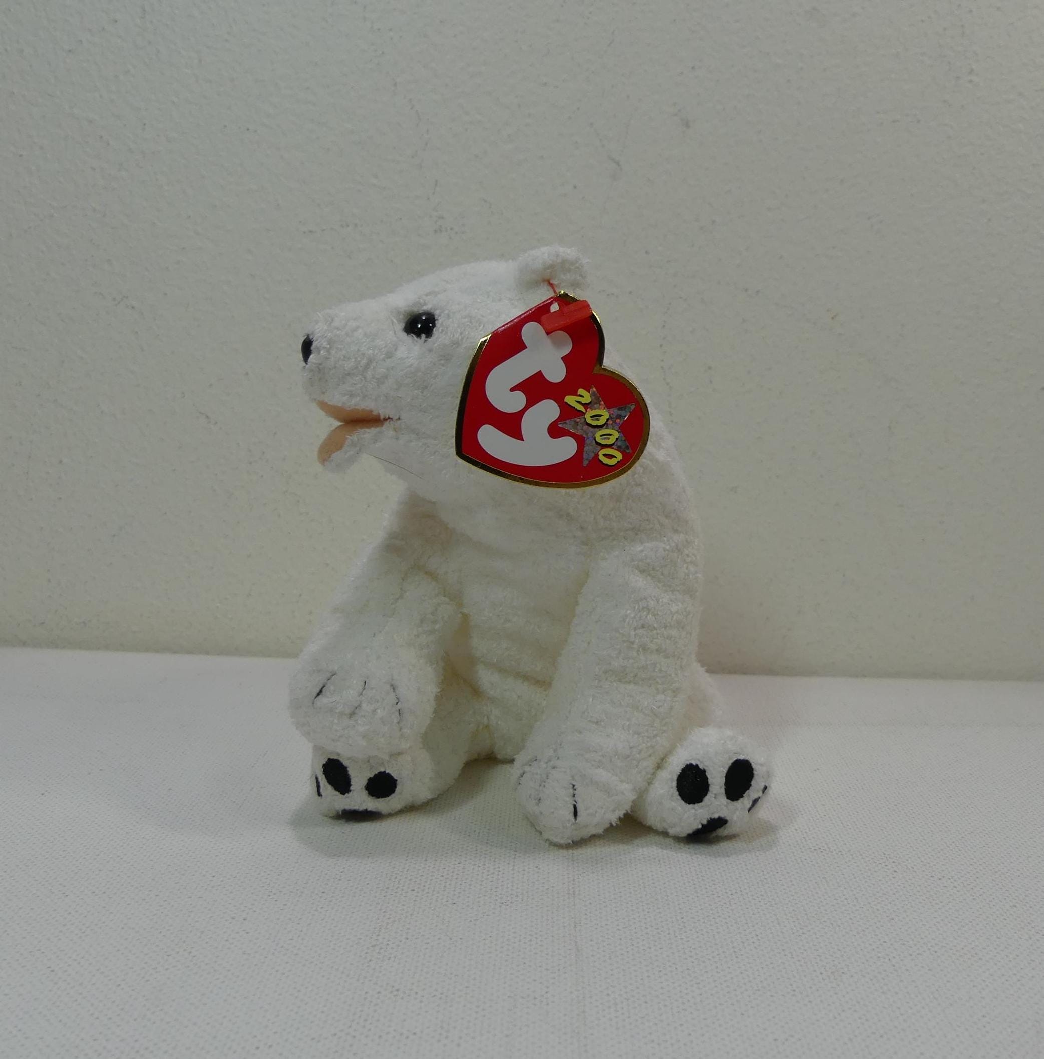 Aurora Ty Beanie Babies Plush Realistic Polar Bear #4271