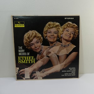 The Many Moods Of Ethel Smith - DL 74145 - 12" vinyl lp, stereo, album (Decca Records,1961)