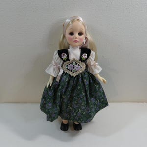 1975 Effanbee Jointed Plastic Doll #1176 with Blonde Hair & Sleepy Eyes