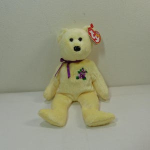 Madre ~ Oso de peluche para el Día de la Madre de Ty Beanie Babies n.° 4588 ~ Juguete de peluche coleccionable vintage de 2003 con etiquetas