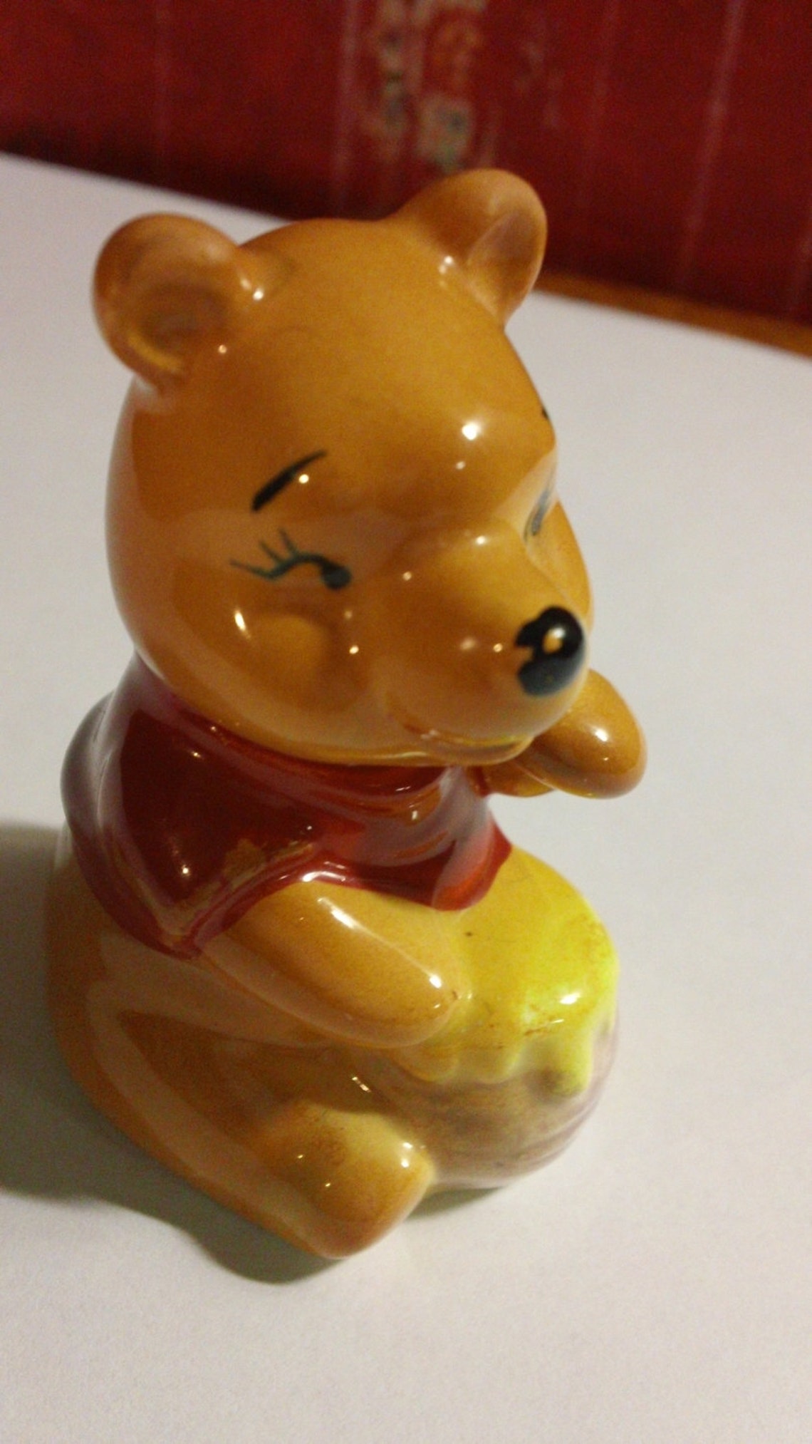 Vintage Collectible Winnie the Pooh Ceramic Figurine Walt Etsy