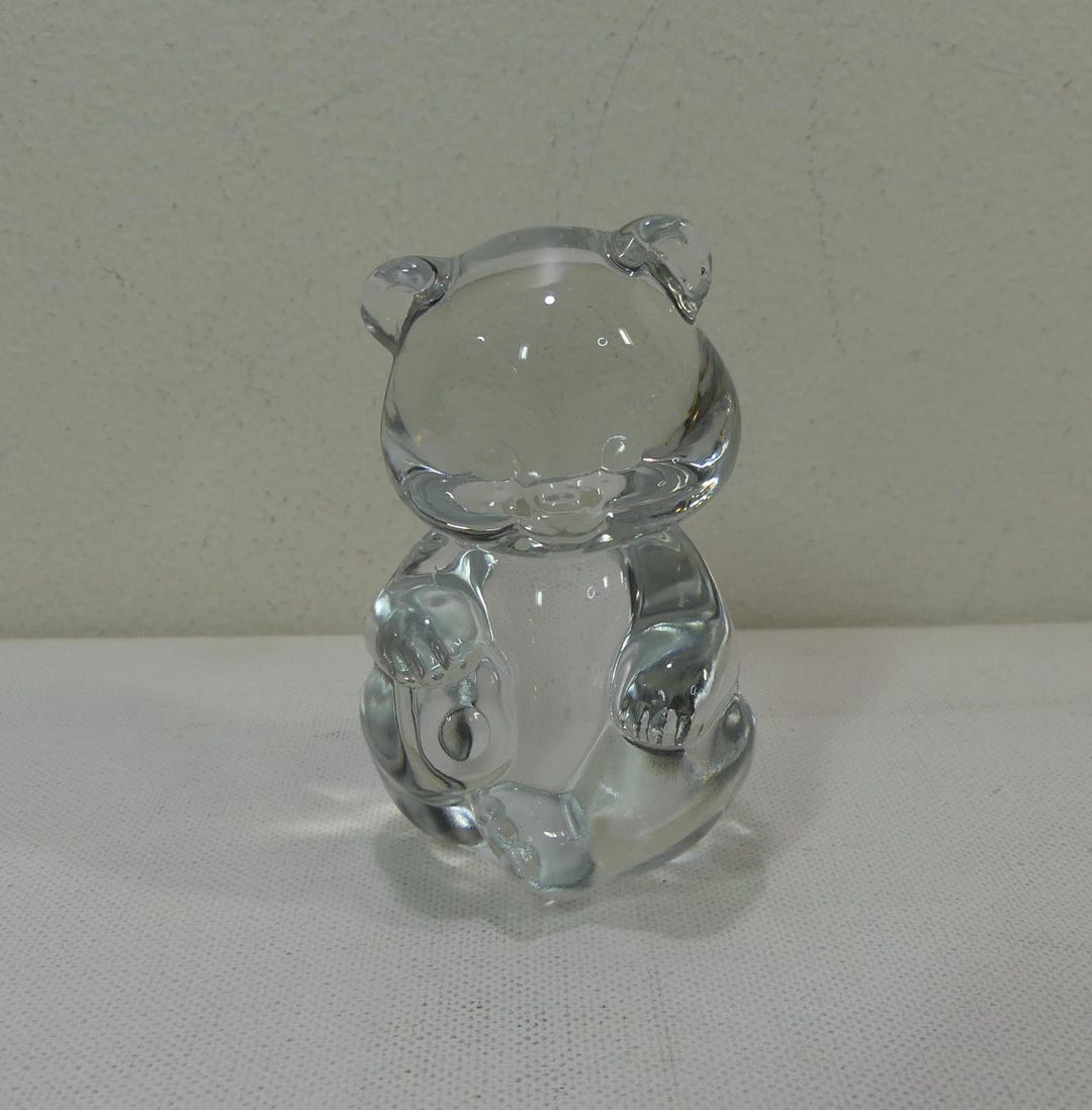 Vintage Fenton Art Glass Crystal Clear 3.5