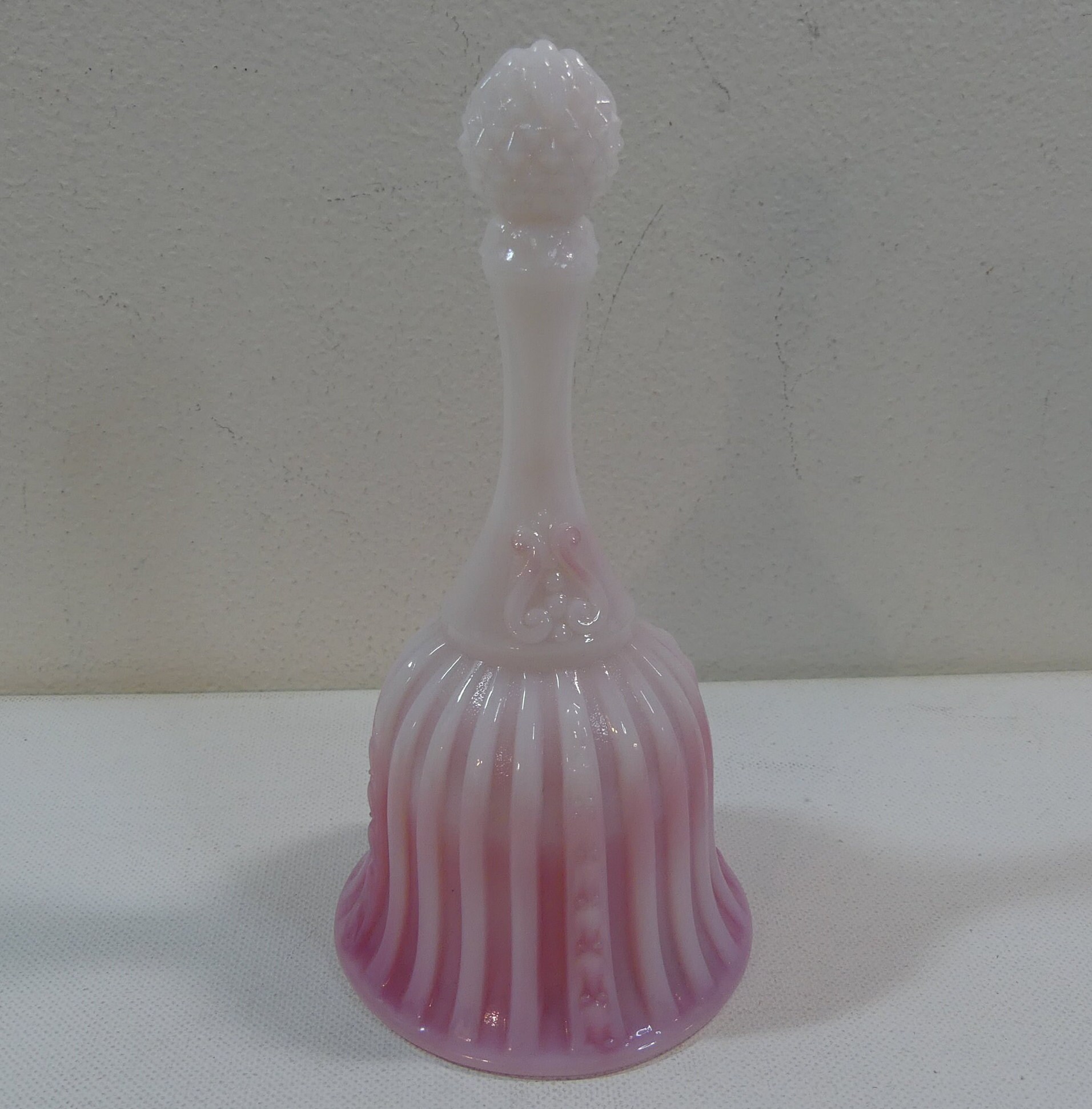 Vintage 70s Fenton Art Glass Rosalene Faberge Bell #8466 RE - Etsy