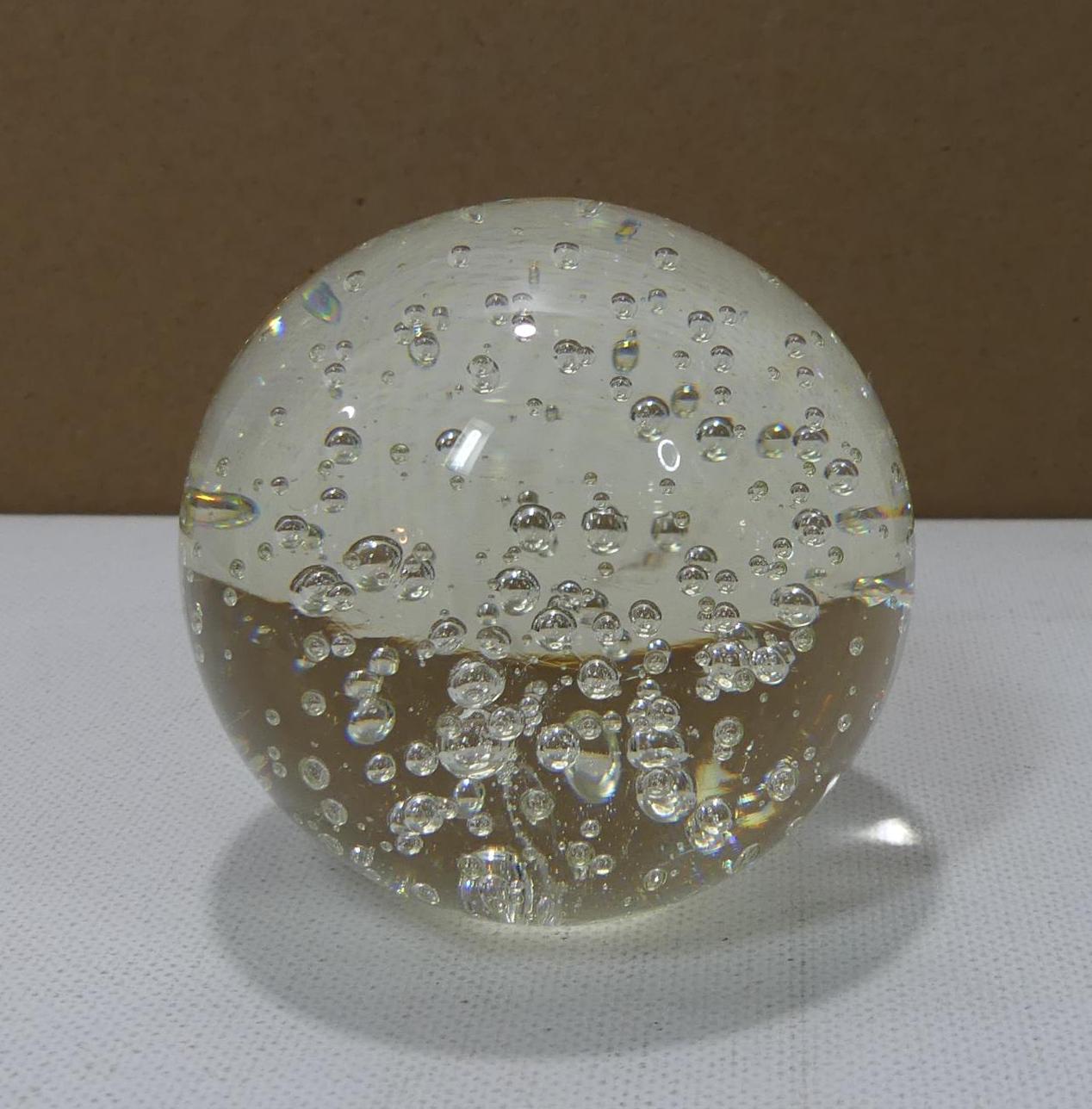 ガラス ペーパーウェイト 金箔入り 球体 ガラス ペーパーウェイト 金箔入り 球体 ガラス ペーパーウェイト 金箔