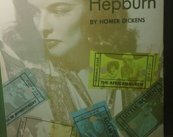 The Films of Katharine Hepburn by Homer Dickens - vintage 1971 book