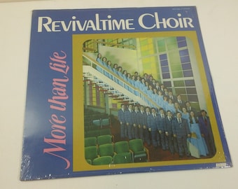Revivaltime Choir - More Than Life - WST 8666 - 12" vinyl lp, album (Word Records,1975) 70s xtian/gospel music ~ Still Sealed