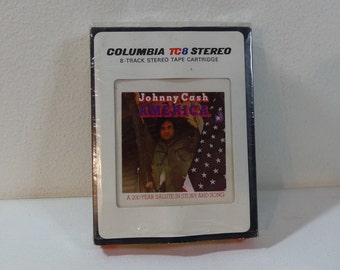 Johnny Cash - America: A 200-Year Salute In Story And Song - CA 31645 ~ 8-Track Tape Cartridge, album (Columbia Records, 1972) Country music