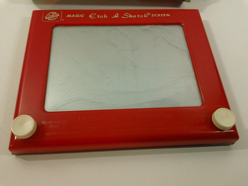 Vintage 80s Ohio Art No.505T Magic Etch A Sketch Screen | Etsy