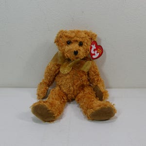 Peluche de osito de peluche Ty Beanie Babies del centenario n.° 4347, juguete de peluche coleccionable de 2002 con etiquetas