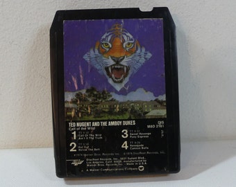 Ted Nugent & The Amboy Dukes - Call Of The Wild ~ M8D 2181 ~ 8-Track Tape Cartridge, album (DiscReet Records,1974) ~ 70s Rock music