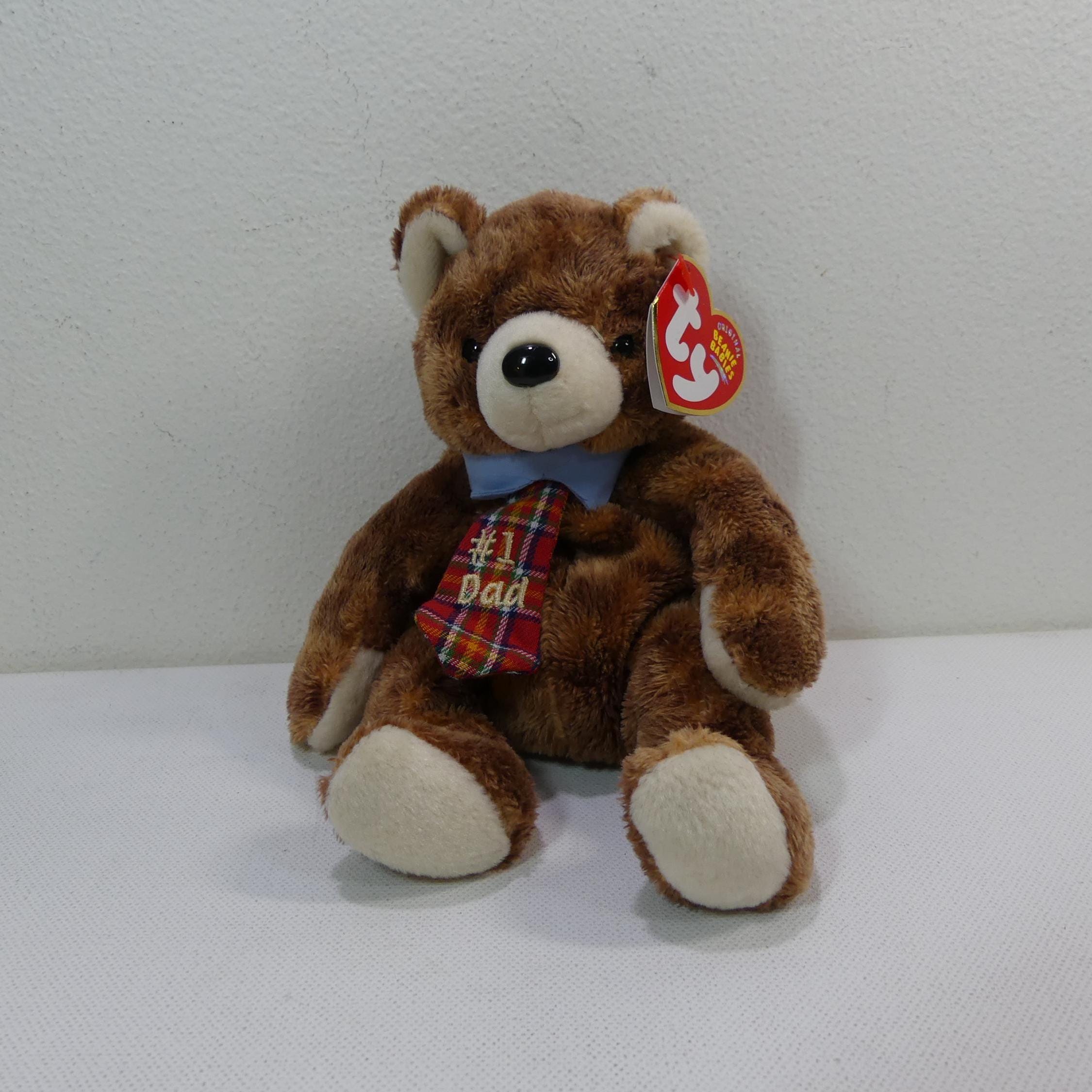 Pappa 2004 ~ Ty Beanie Babies Plush Father's Day Bear #40065