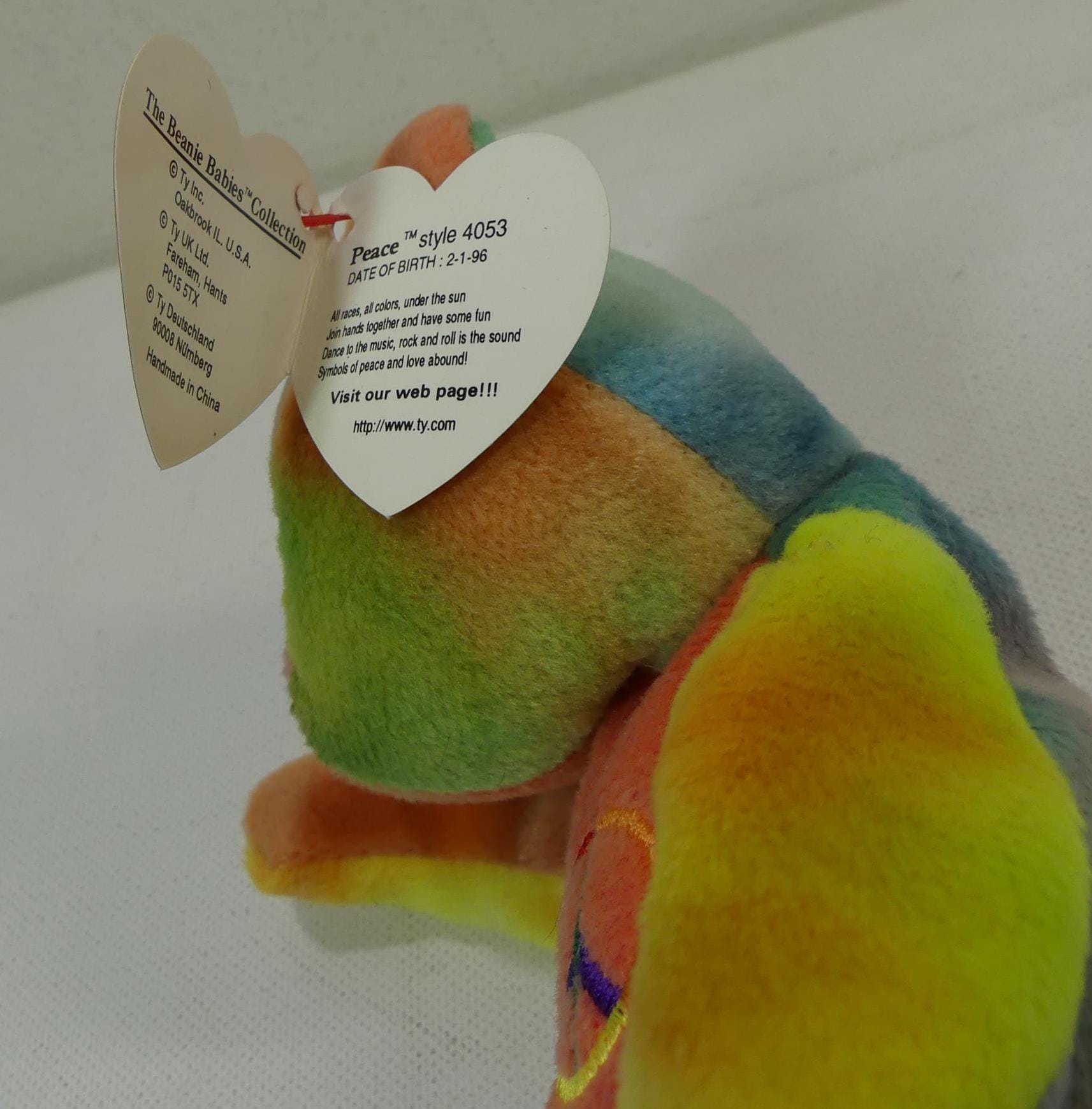 Peace style 4053 beanie baby value hotsell