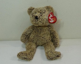 Harry ~ Ty Beanie Babies Plush Brown Bear #4546 ~ vintage 2002 Collectible Stuffed Animal Toy with Tags