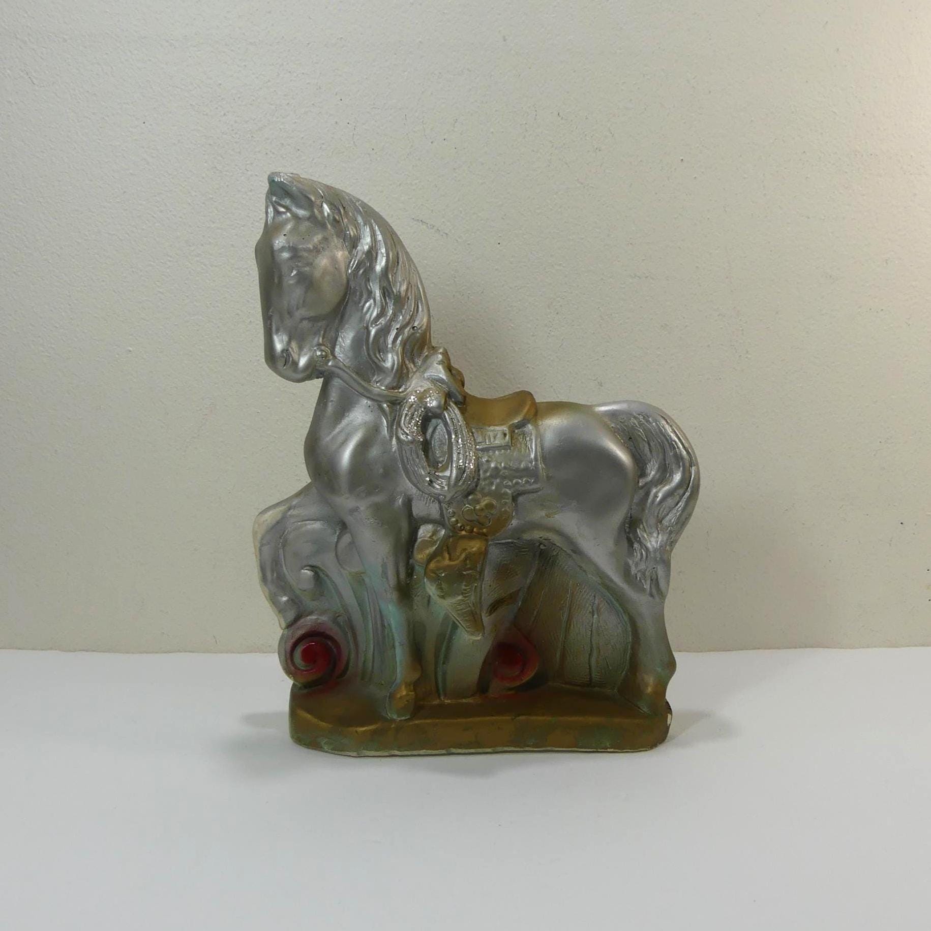 Vintage 1940s Chalkware Cowboy - Etsy