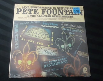 Pete Fountain & The All-Star Dixielanders - Live Performance In New Orleans - CAS 727 - 12" vinyl lp, reissue (Pickwick Records,197?) Sealed