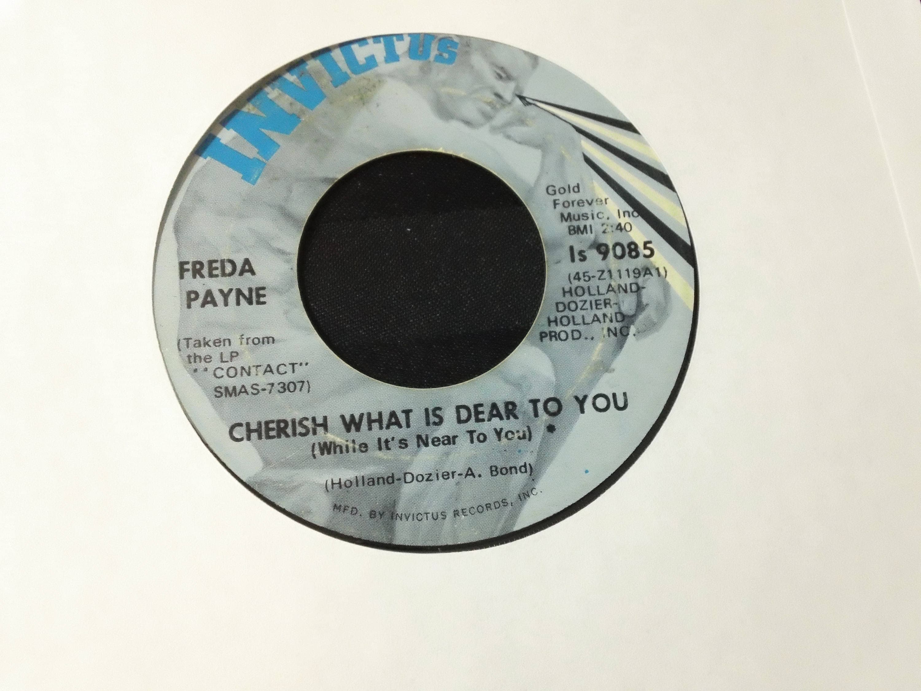 Freda Payne Cherish What Is Dear To You / The World - Etsy México