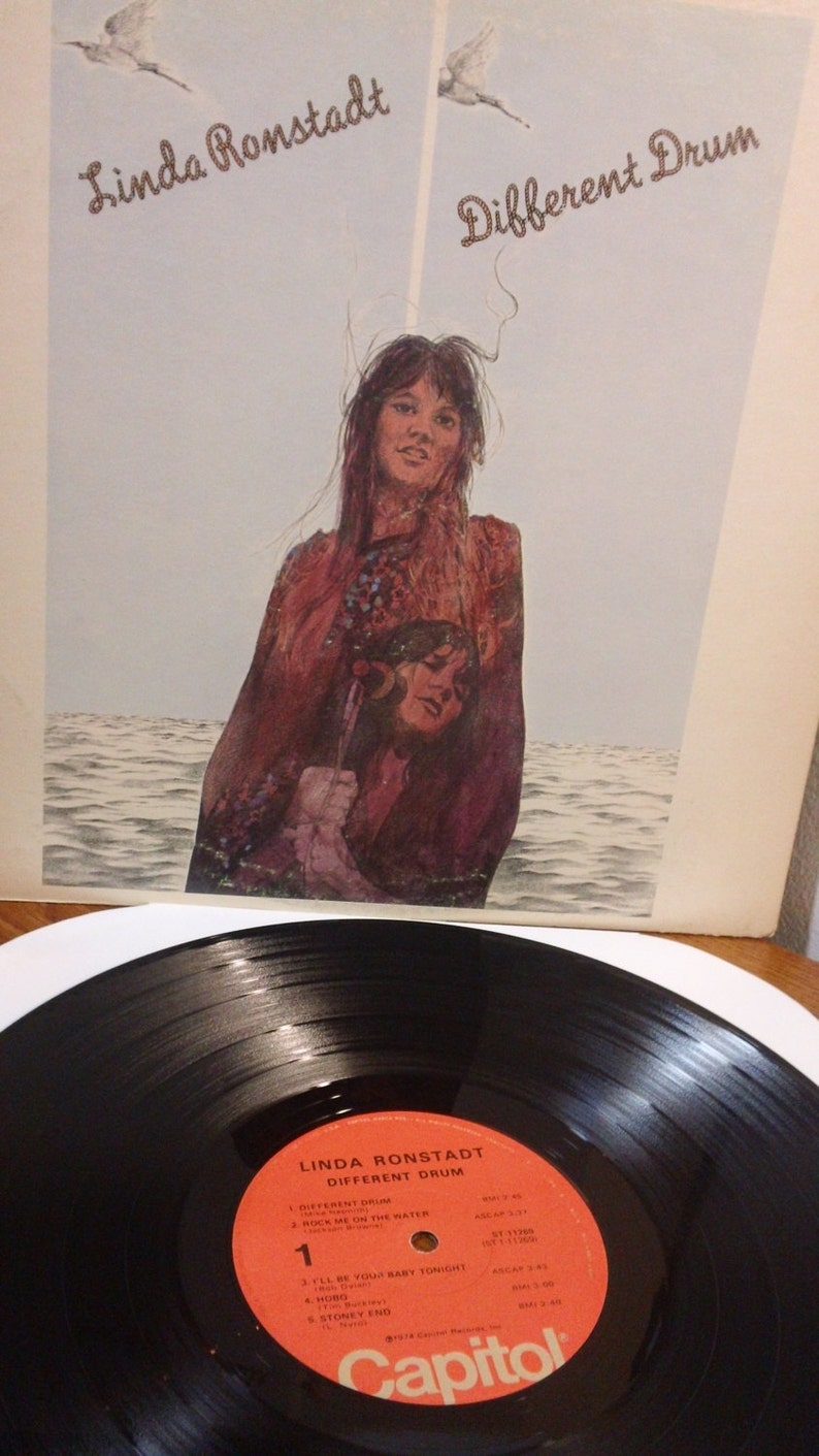 Linda Ronstadt Different Drum ST 11269 12 Vinyl Etsy