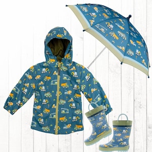 Matching raincoat and boots for adults outlet