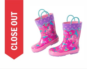 Kids Horse Rain Boots - CLOSE OUT - Limited Stock