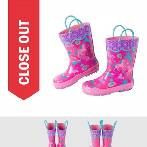 Kids Horse Rain Boots - CLOSE OUT - Limited Stock