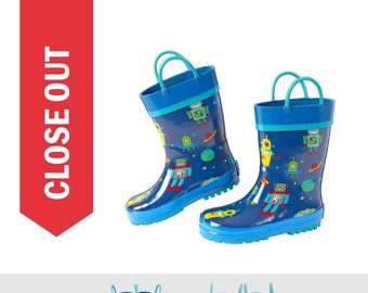 Kids Robot Rain boots - CLOSE OUT - Limited Stock