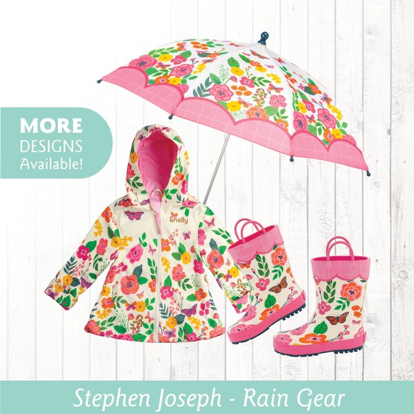Girls Little Garden Raincoat main image 1