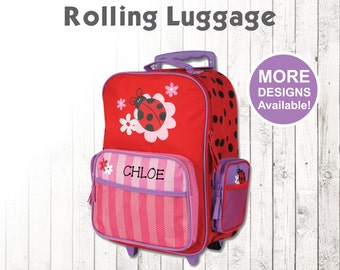 ladybug suitcase rolling