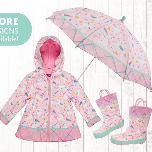 matching rain boots and jackets for toddlers