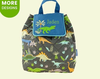 Dinosaur Toddler Backpack Personalized / Stephen Joseph Quilted Backpack