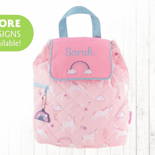 UNICORN Backpack Personalized With Embroidered Name / Optional Etsy