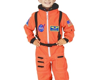 Astronaut Halloween Kids Costume Kids Personalized Astronaut Outfit Kids Dress Up Career Day Costume Space Suit Halloween Costume kids gift