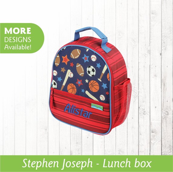 Personalized Sports Lunch Box Stephen Joseph Lunch Box Etsy