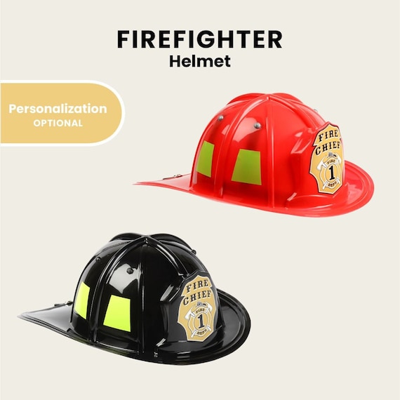 Fireman Helmet Felt with Badge Fire Fighter Chief Hat Fireman Helmet Felt with Badge Fire Fighter Chief Hat