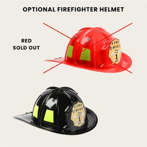 Kids Halloween Firefighter Costume Personalized / Custom Fire fighter Bunker Gear image 4